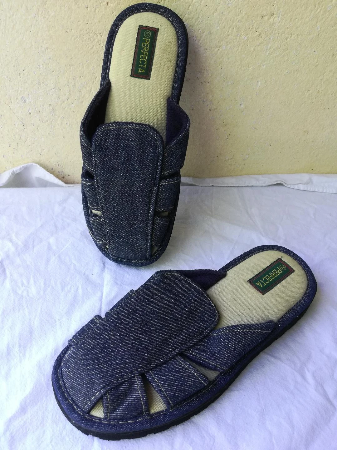 Par de mulas (también se pueden usar como pantuflas) de mezclilla talla 39-nueva – photo 10